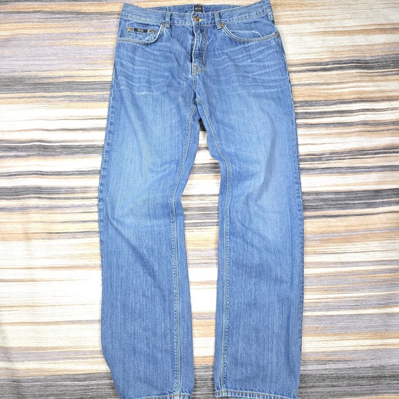 Hugo Boss Other - HUGO BOSS- Mens 36 X 34 Maine Jeans Regular Fit Special Finishing Whiskering